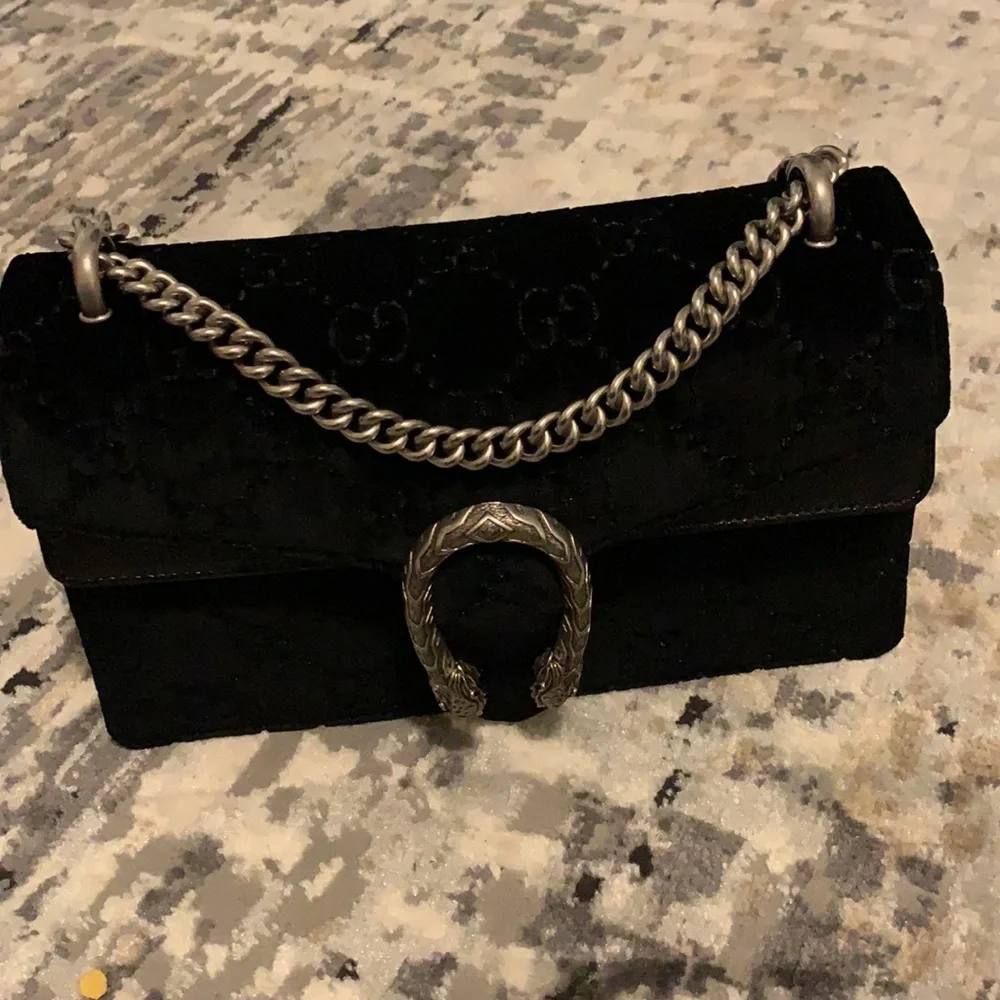 Brand NEW Gucci Dionysus GG Velvet Shoulder Bag - Picture 3 of 11